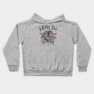 Majestic Eagle: Bald, Beautiful, Power and Beauty Kids Hoodie